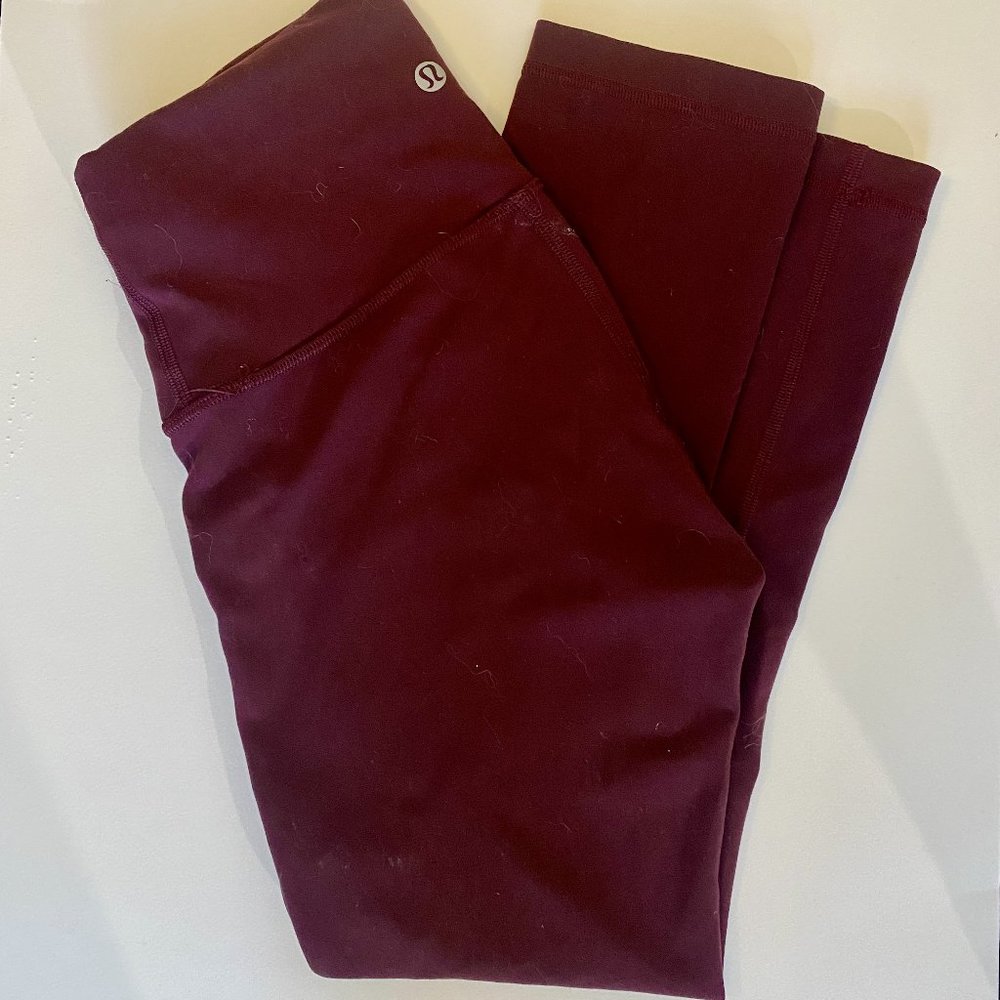 Wunder Train High-Rise Crop 21" - Cassis